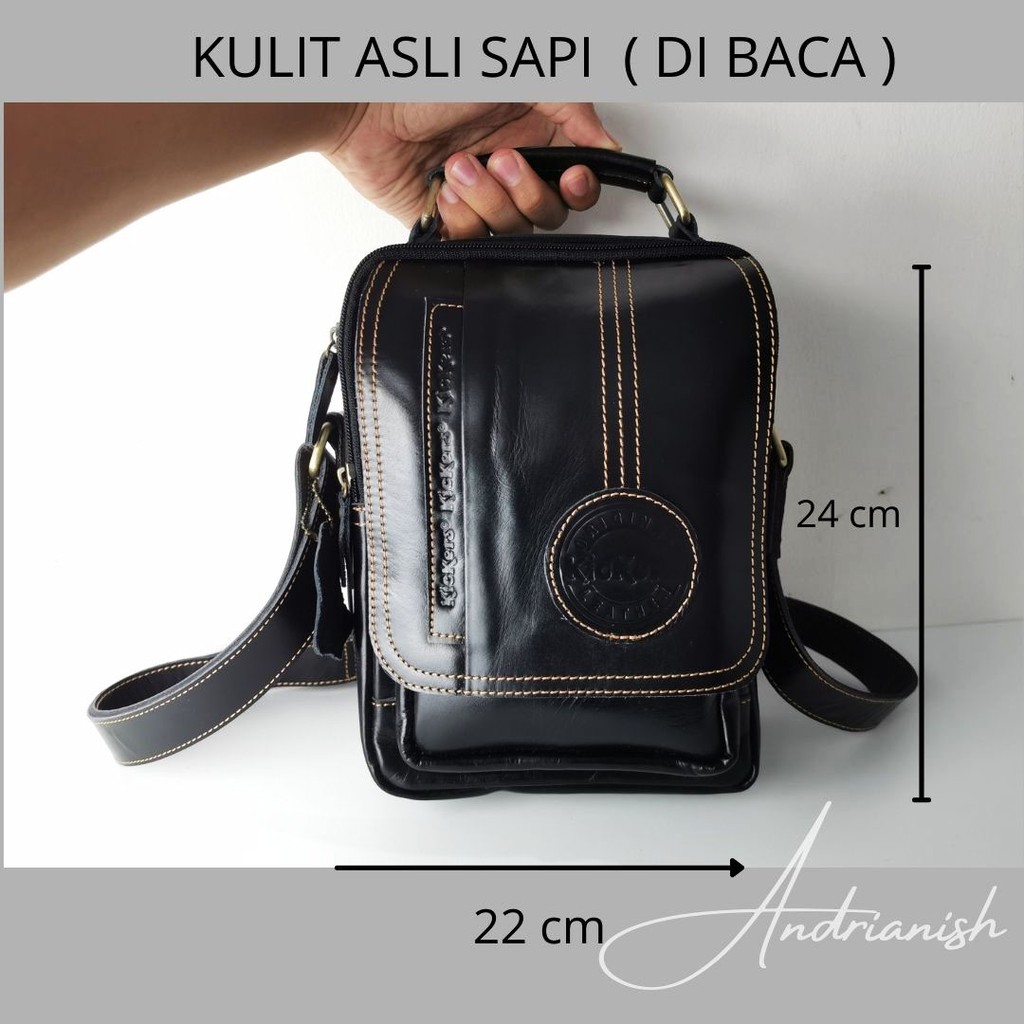 Tas kulit asli Pria original