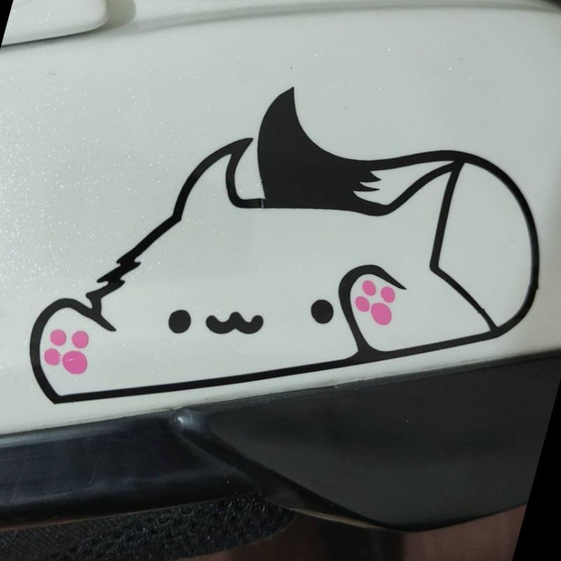 

Sticker Bongo Fox Transparant stiker cutting stiker viral murah