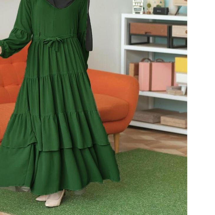 ۝ Belani Maxi Gamis Polos Remaja Dress Muslim Wanita ♦