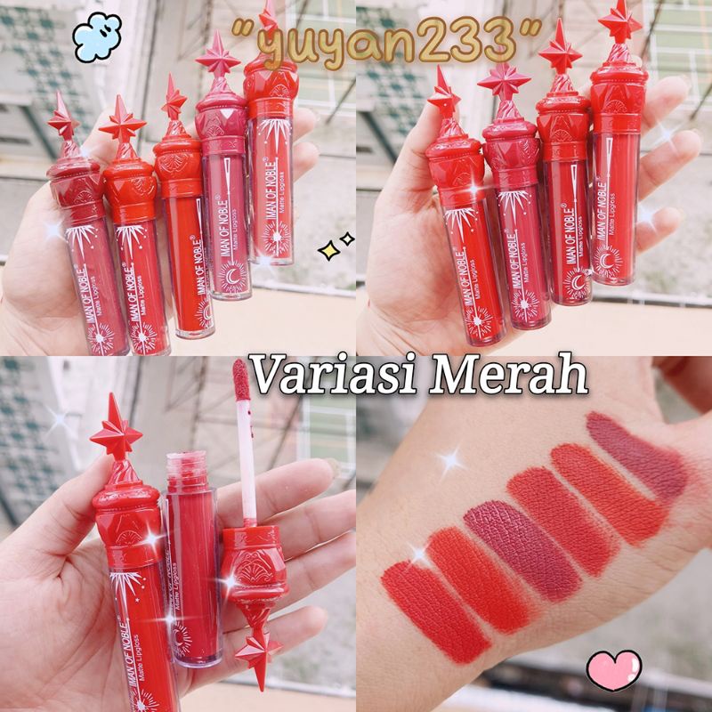 PROMO PER6PCS!!!LIP GLOSS MATTE COLOR IMAN OF NOBLE 6170