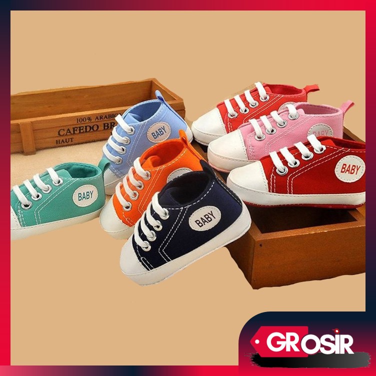 Grosir - S603 Sepatu Anak Bayi / Baby Shoes Prewalker Boots / Sepatu Belajar Jalan Anak