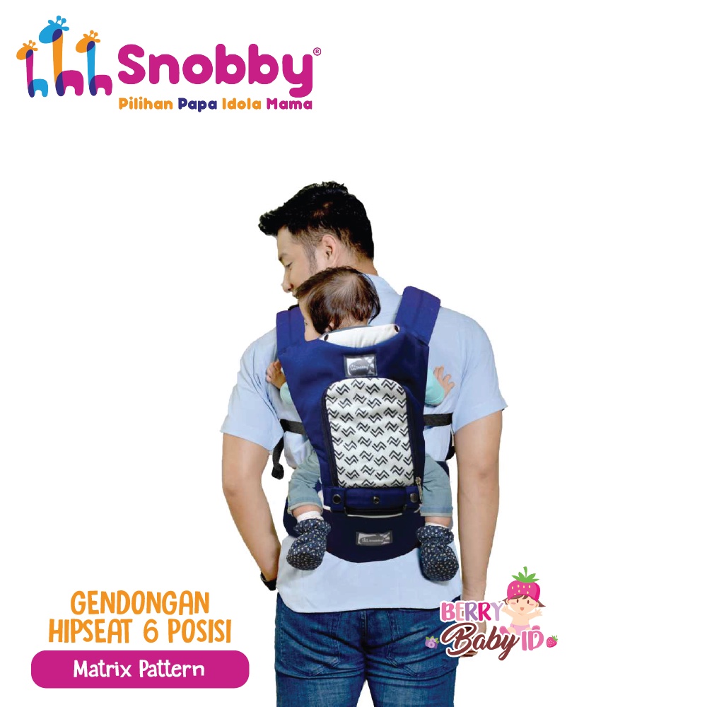 Snobby Gendongan Depan Bayi Hipseat 6 Posisi Sirkulasi Aplikasi Berry Mart