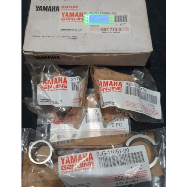 Stang seher piston Set Connecting rod kit Yamaha Alfa Champ Force 1 ORI YGP 2JG-11650-00