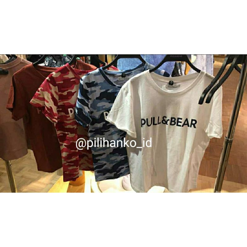 Kaos Logo Pull and Bear Original T-shirt