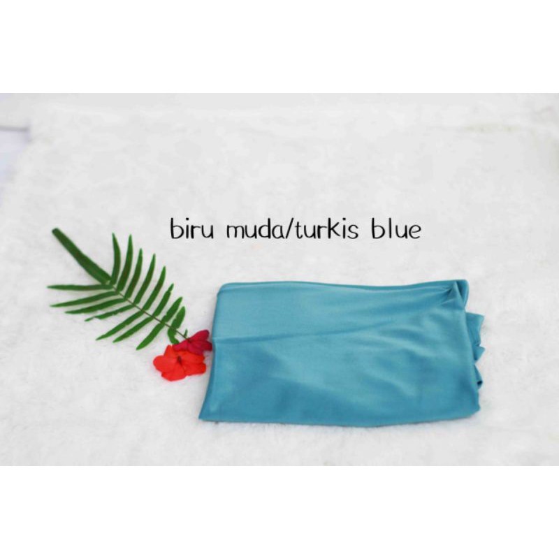 Hijab sport/kerudung voly/kerudung olahraga/hijab simple/hijab instan/kerudung mizuno/asics-Biru turqis