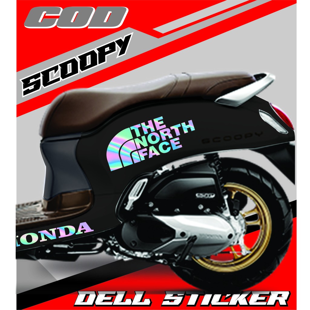 Stiker Scoopy THE NORTH FACE Stiker Scoopy Striping Scoopy  Open Bo BACOT