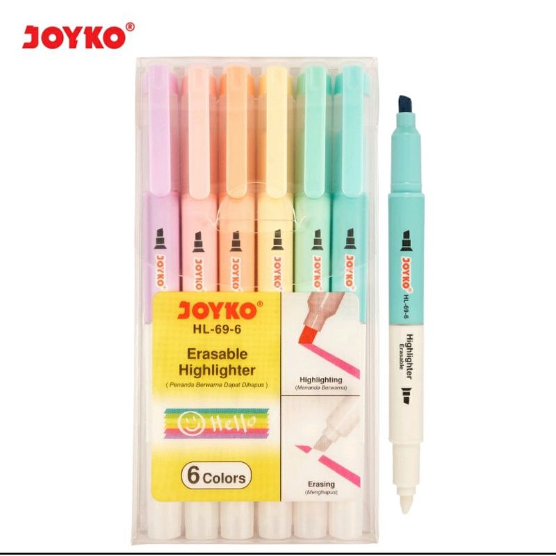 

Erasable Higlither / Penanda dapat Dihapus Joyko Hl-69-6
