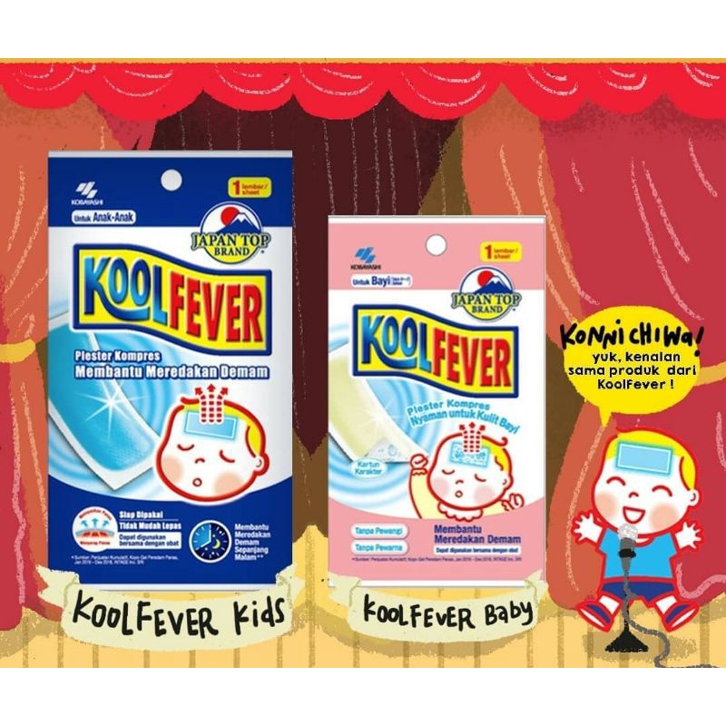 Kool Fever Untuk Bayi &amp; Anak-Anak Isi 1 Sachet