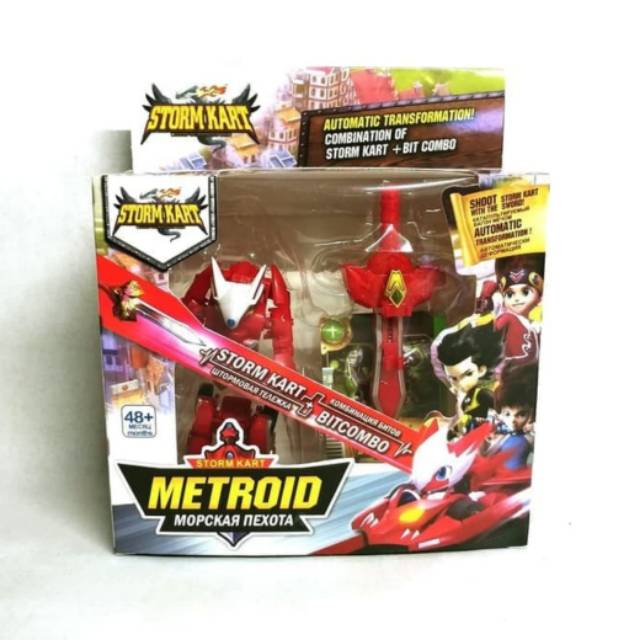 Mainan Robot Monkart Bitroid Draka Leo Metroid