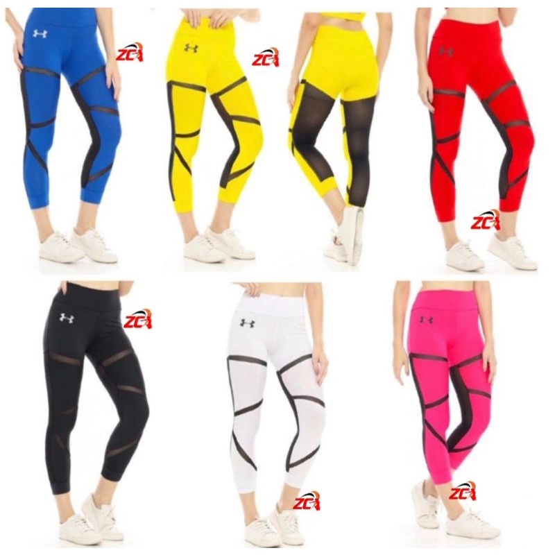 Legging Senam 7/8 Olahraga Aerobik Gym Fitness