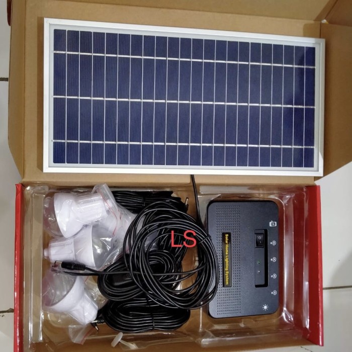 Lampu Sehen Solar Home Lighting System Shs 8W (Paket Lampu Solar Cell)