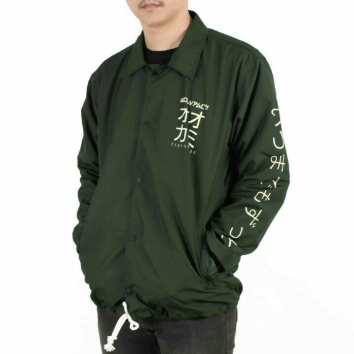 Jaket Coach Wolv Model Japan Jaket Pelatih