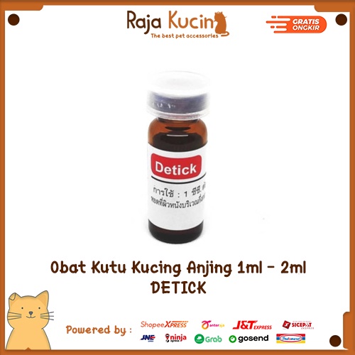 Obat kutu kucing dan anjing Detick