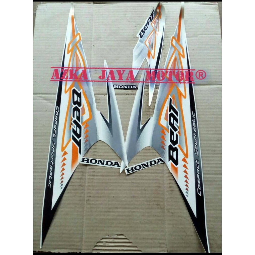 Striping beat karbu 2012 putih