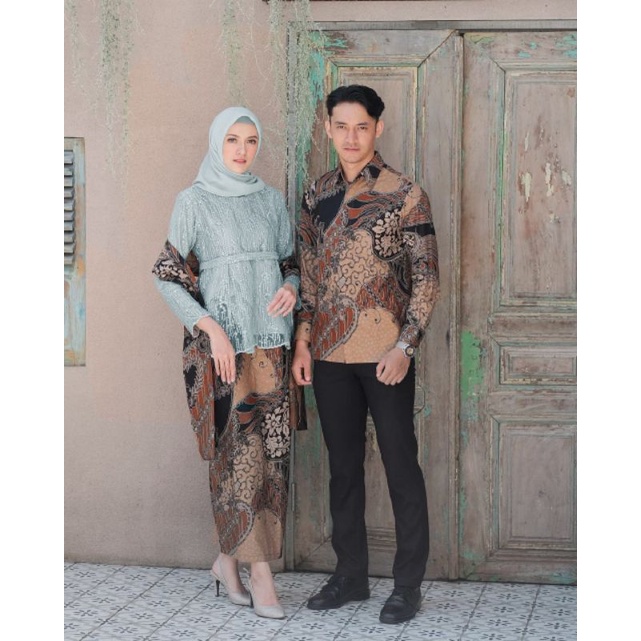 Couple Kebaya Batik Modern|Set Kondangan|Set Lamaran|Set Wisuda|