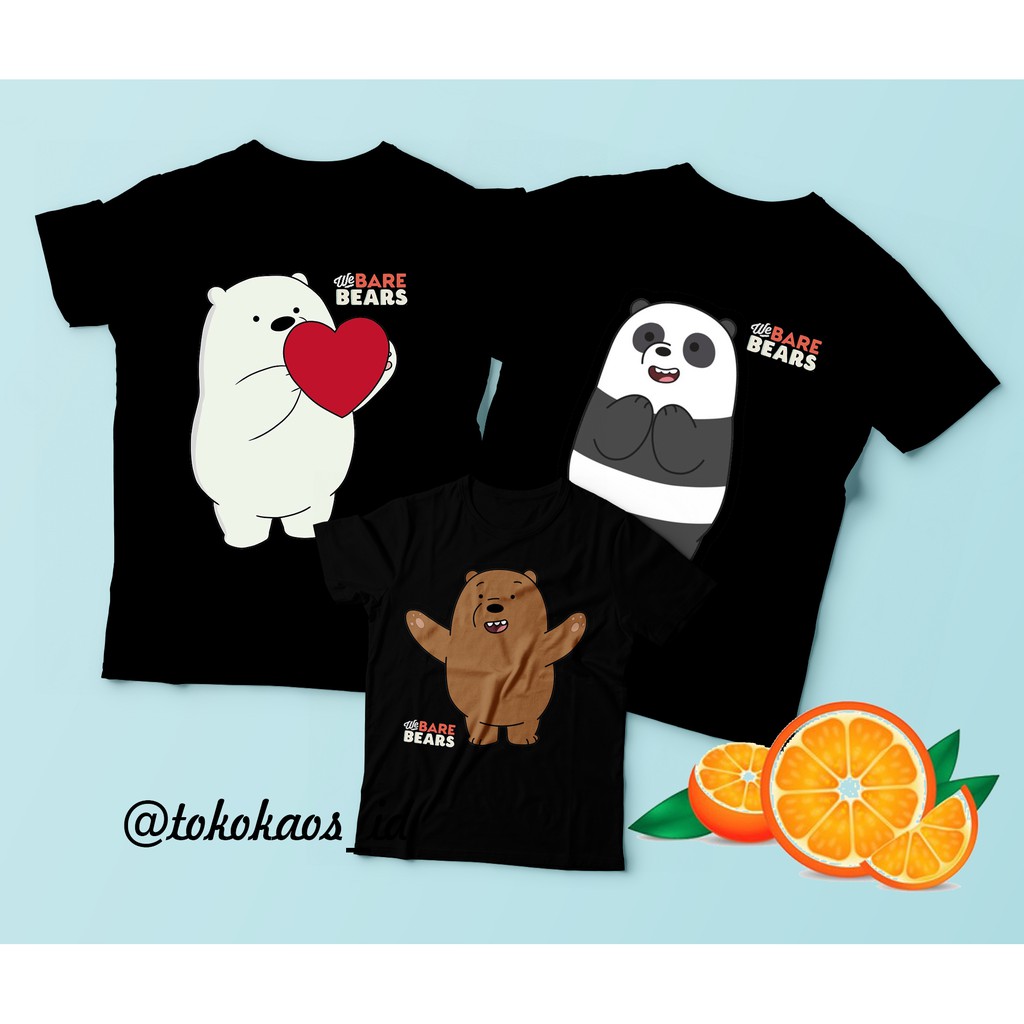 kaos we bare bears / kaos bear / kaos couple