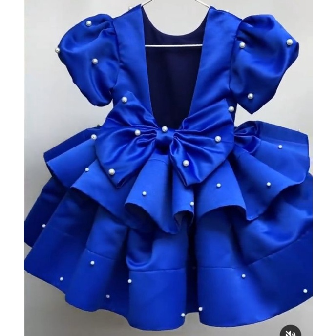 DRESS ANAK PEREMPUAN MUTIARA GAUN PESTA ULANG TAHUN BAYI PEREMPUAN DRESS TUTU ANAK PEREMPUAN GAUN PE