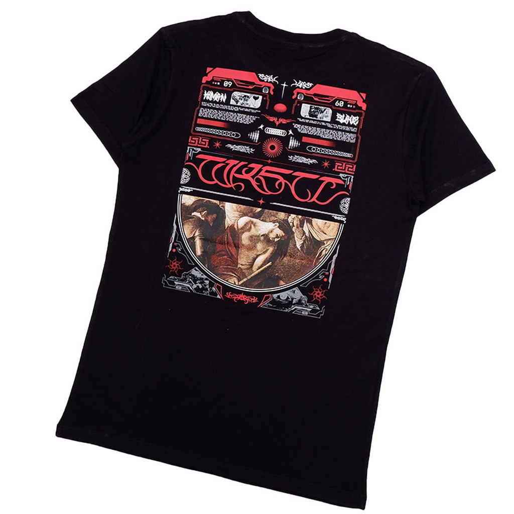 WHSTL. Kaos - Slave Black Kaos Pria