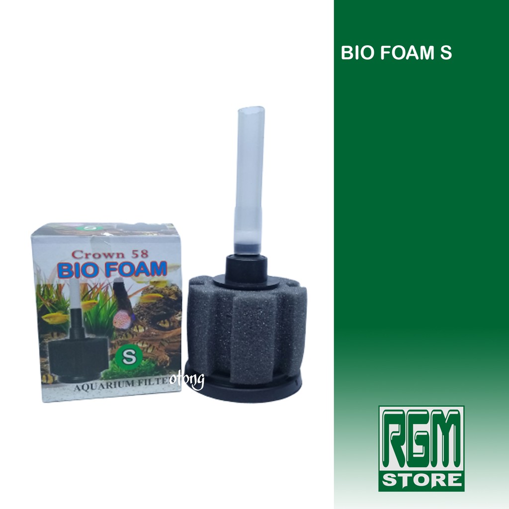 Bio Foam filter Crown 58 size S small ukuran kecil aquarium aquascape