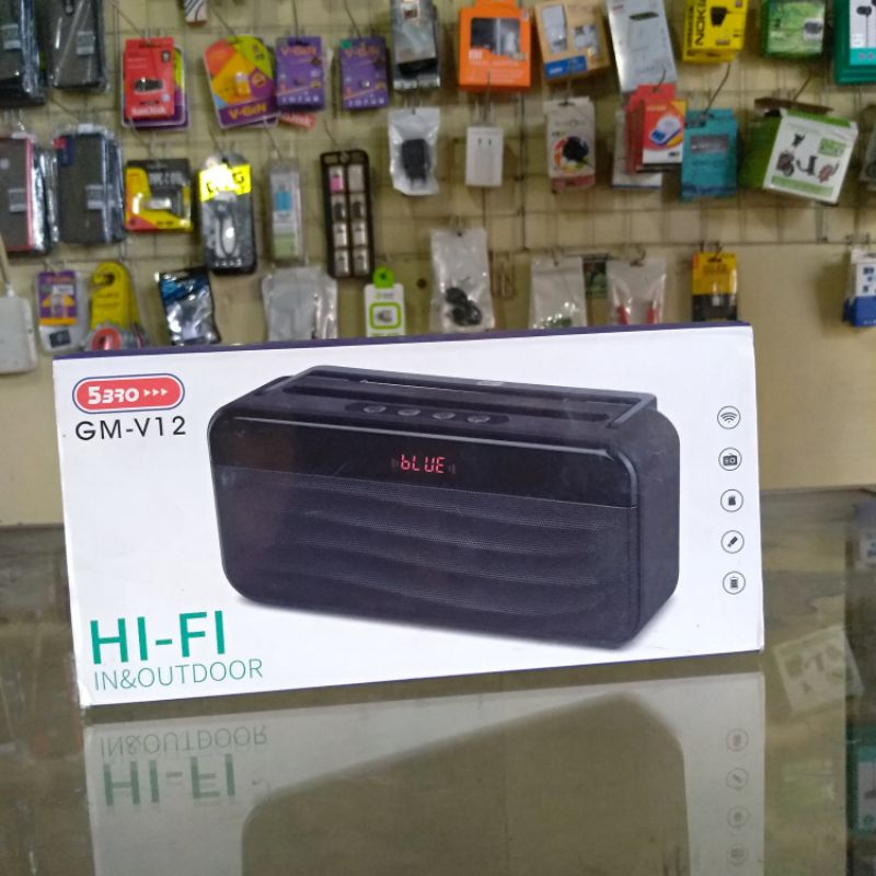 SPEAKER BLUETOOTH 5BRO GM-V12 SUPER BASS