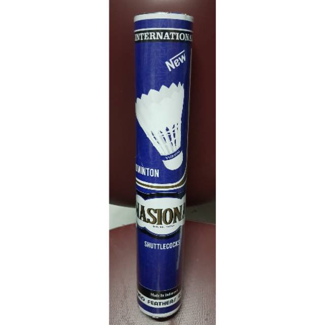Bulu Badminton Nasional Biru / Kok Bulu Tangkis