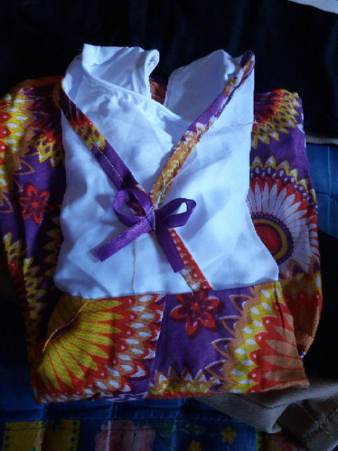 Dress Anak Batik Tanpa Lengan Bahan Katun, Smock Dada, Lucu, Harga Murah, Grosir Batik