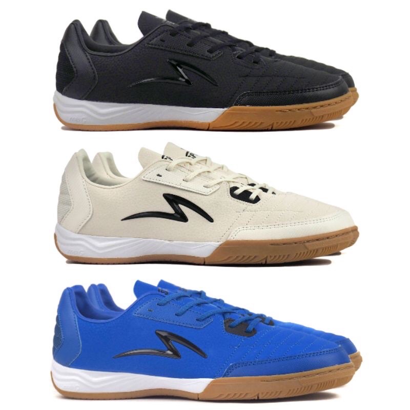 SEPATU FUTSAL SPECS METASALA NATIV 2 BLACK WHITE IRISH BLUE