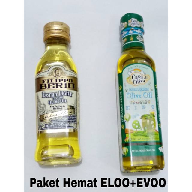 MPASI Bayi ELOO dan EVOO Extra Light / Virgin Olive Oil Filippo Berio Casa di Oliva for kids