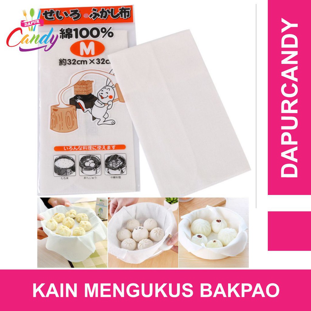 Jual DapurCandy - Kain Mengukus Mantau / Bakpao Rebus | Shopee Indonesia