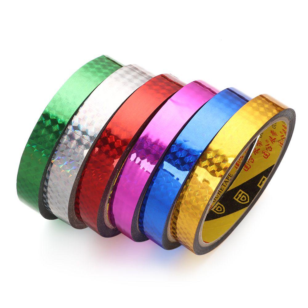 Suyo Shiny Wrapping Tape Colorful Perekat Stiker Anak Scrapbooking Tools Dekoratif Lengket