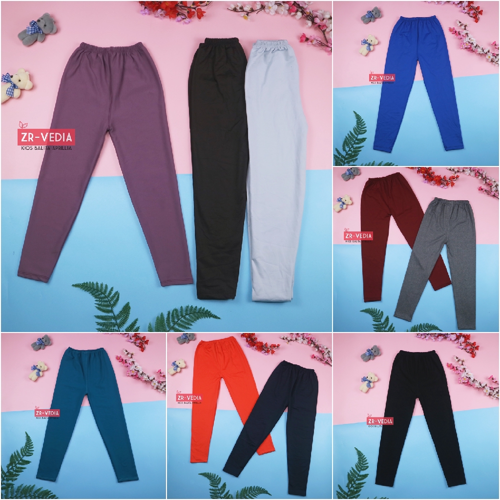 Legging Joya Size 7-8 Tahun / Leging Panjang Anak Perempuan Polos Ketat Dalaman Cewek Import Tebal