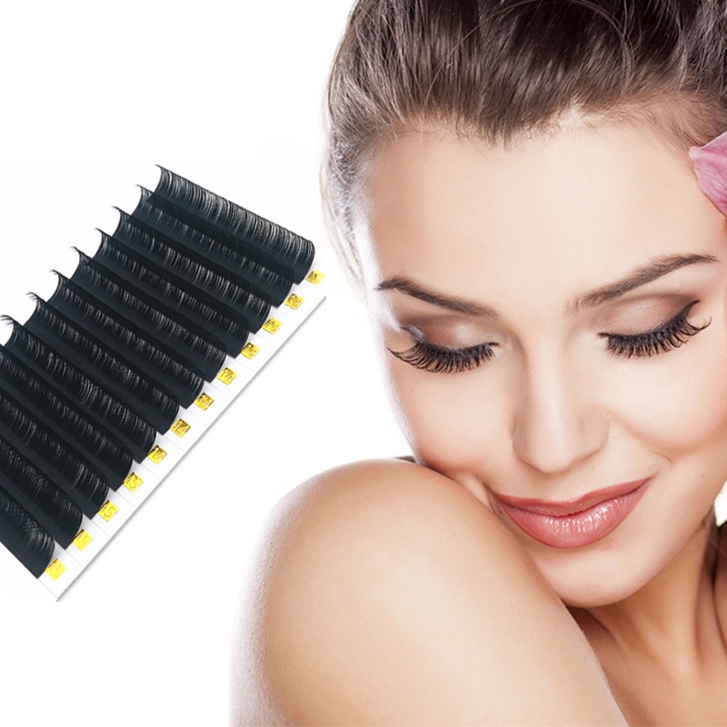Kaikki Penanaman tunggal okulasi baris pada bulu mata dorong tangan bunga okulasi bulu mata palsu