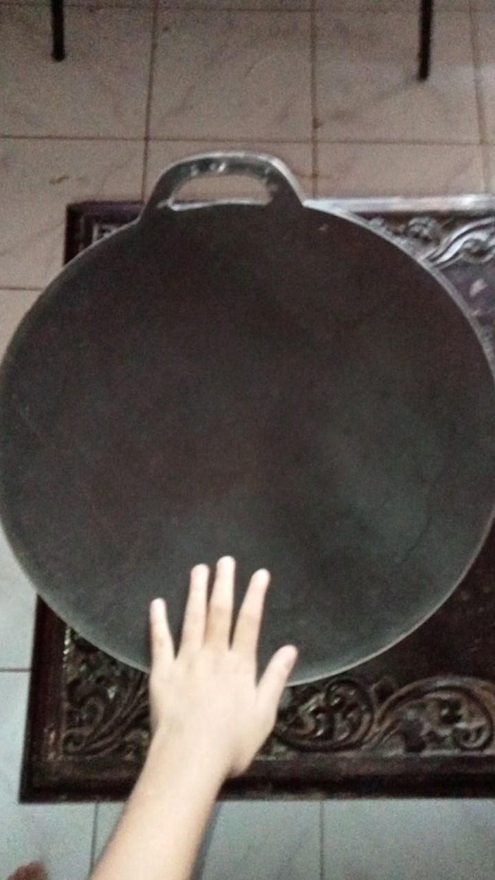 Wajan / Kuali / Loyang Martabak Telor 40 Cm Plat Besi Baja Tebal