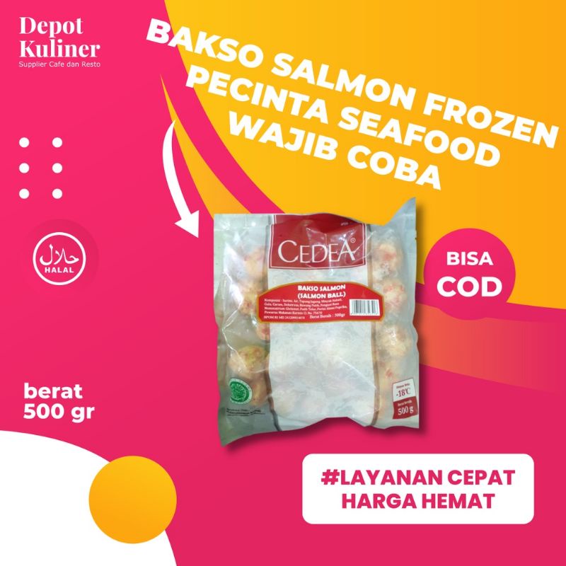 Cedea Bakso Salmon / Salmon Ball 500GR