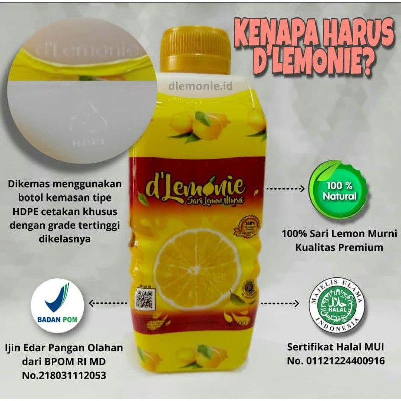 

d'Lemonie sari lemon murni