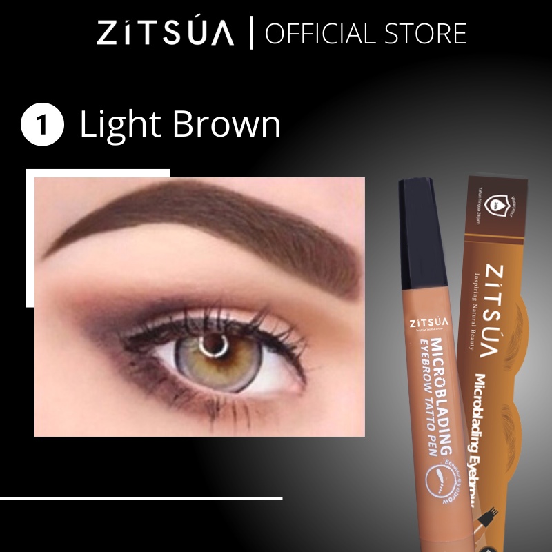 ZITSUA Korean Eyebrow 4-Tip Waterproof-Pensil Alis Microbladin