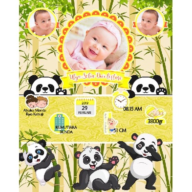 Paket Template Cover Biodata Bayi BIOBABY Lucu Model Terbaru PSD Usaha Percetakan Multimedia Termurah Terlaris NP8