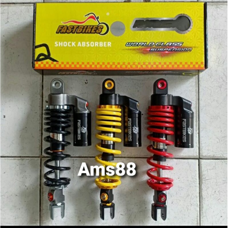 Shock Matic Tabung Atas FastBikes ShockBreaker Belakang Model Copy WP Ukuran 310mm -330mm Vario Beat Scoopy Fino Xeon