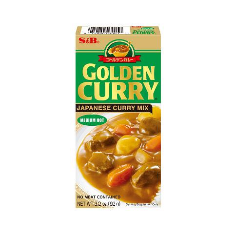 

favorit] S&B Golden Curry Sauce Medium Hot 92 GR