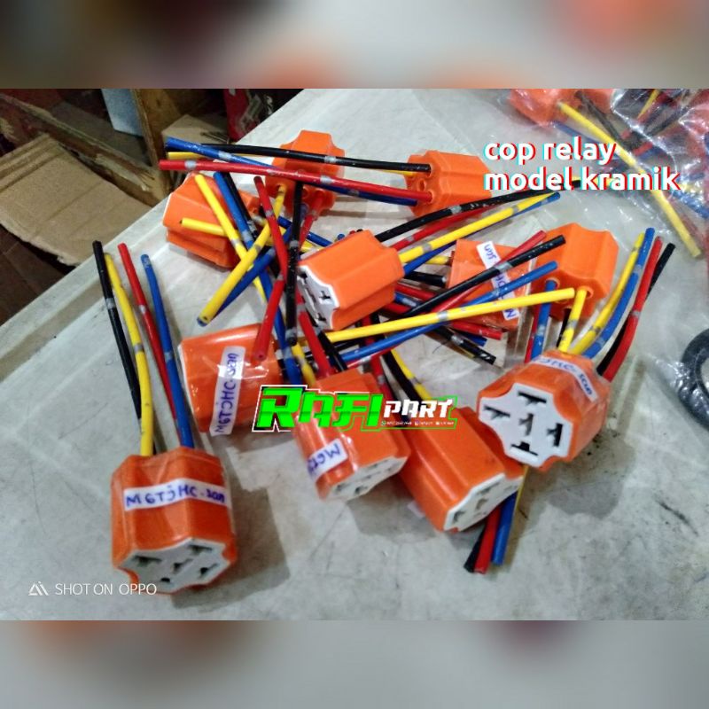 COP RELAY KRAMIK//SOKET RELAY HELLA DENSO BOSS KAKI 4