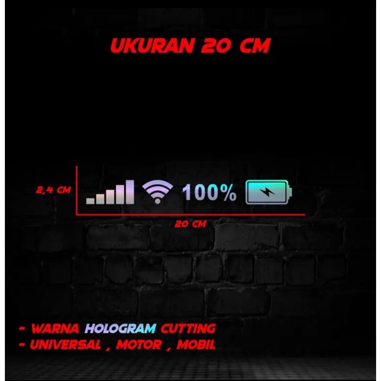 

Stiker Cutting Hologram