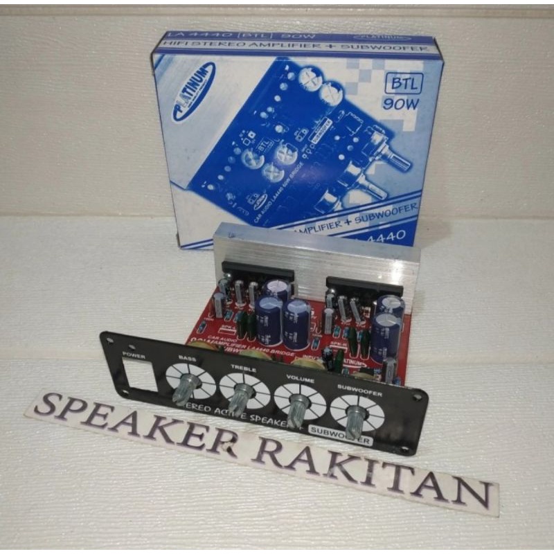 Kit HIFI Stereo Amplifier+Subwoofer BTL 90Watt LA 4440