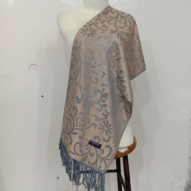 syal pashmina motif bunga || selendang || scarf || pashmina || syal  || shawl