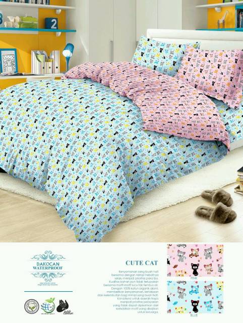 SPREI WATERPROOF 100X200X25CM. SPREI ANTI AIR