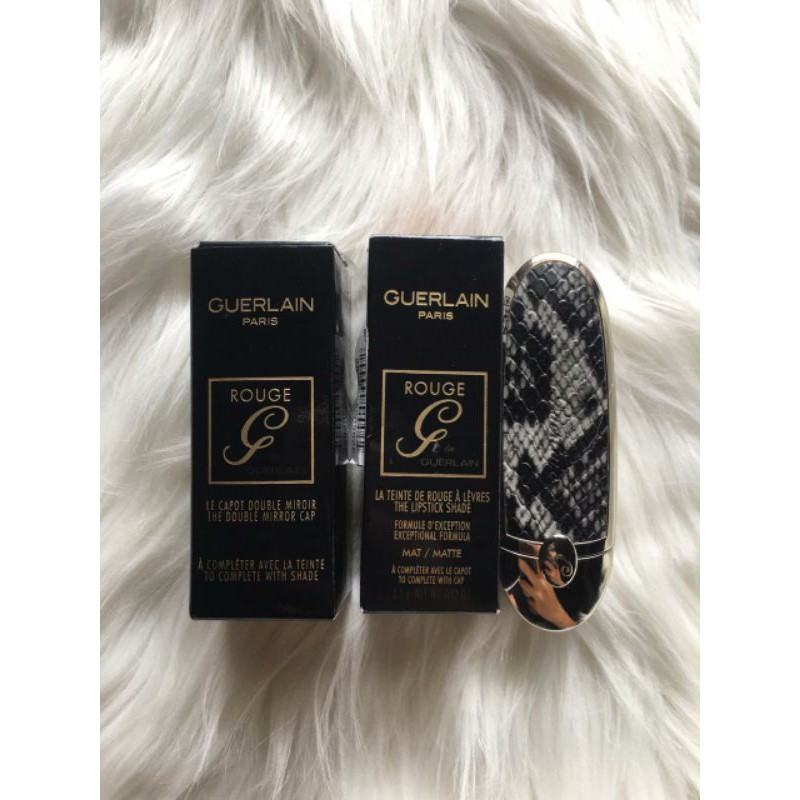 GUERLAIN LIPSTIK SHADE THE DOUBLE MIRROR CAP