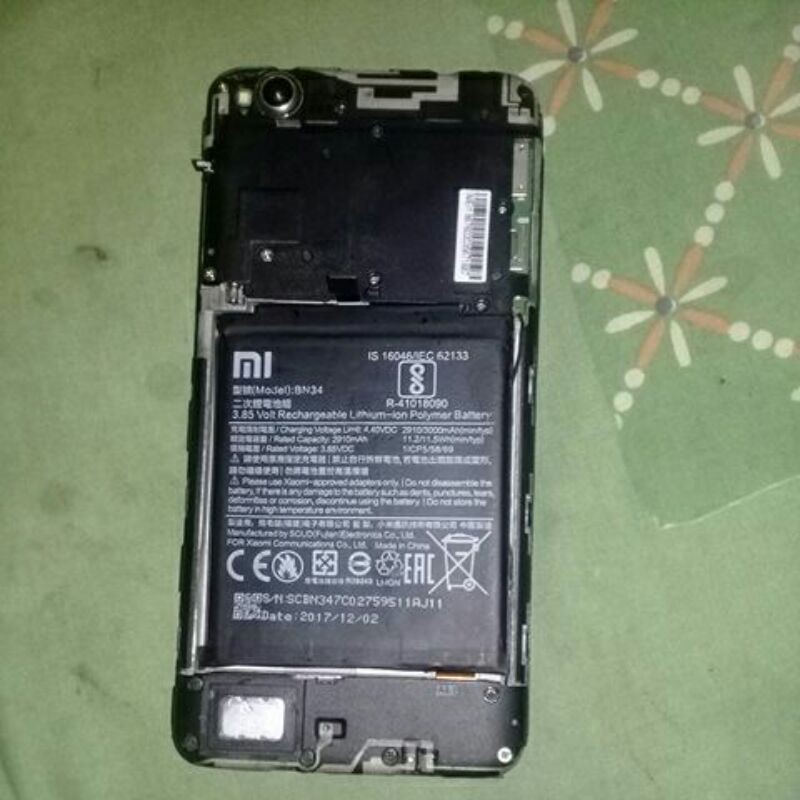 mesin xiomi redmi 5a