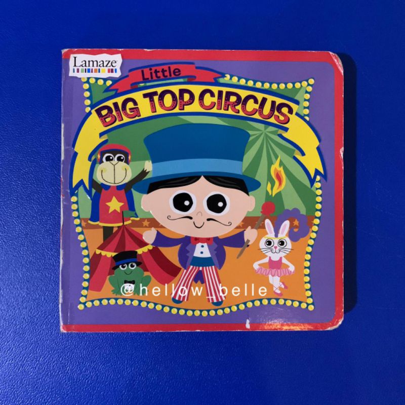 LITTLE BIG TOP CIRCUS PRELOVED CHILDREN STORY BOOK
