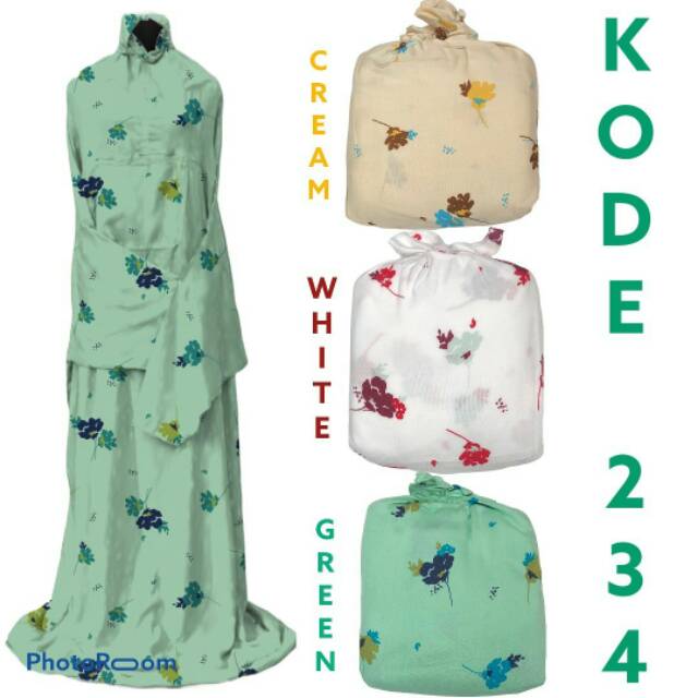 Mukena Hadramaut terusan