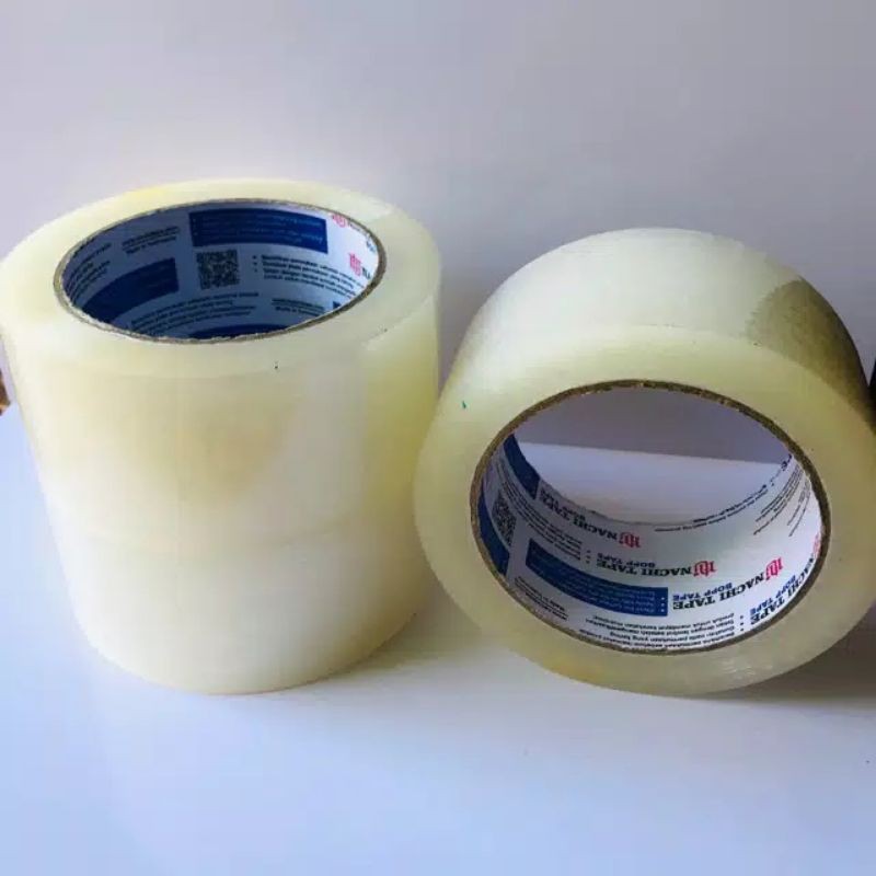

Isolasi Selotip Lakban Bening Lakban Nachi Asli Ori 48mm 2" 100 Yard