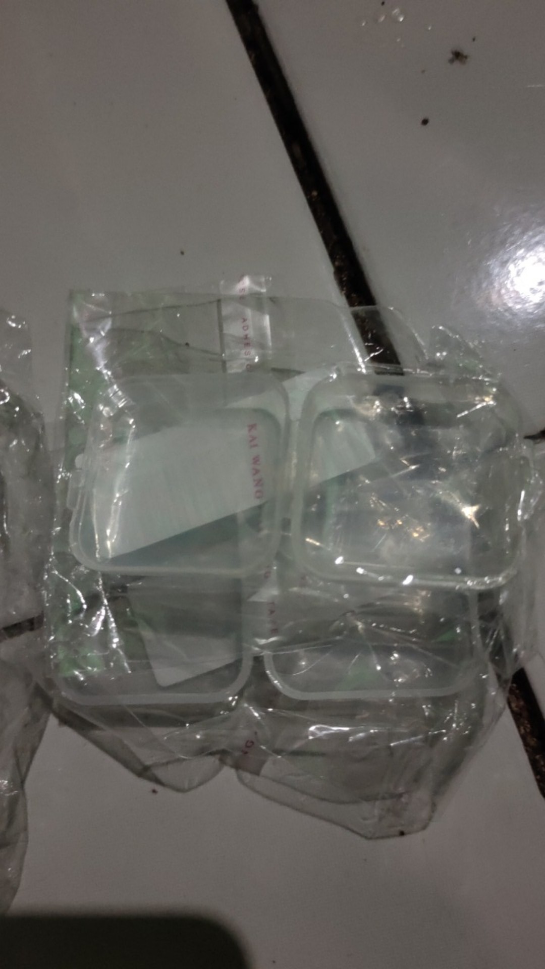 Hw Kotak Penyimpanan Perhiasan Bahan Plastik Ukuran 3.5 * 3.5cm